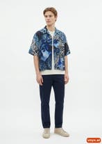 ALL THINGS Casual overhemden Heren maat L Blauw Vintage, Ophalen of Verzenden, Nieuw, ALL THINGS
