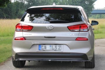Spoilerextentie Hyundai i30 MK3 Hatchback Glanzend Zwart, Ophalen of Verzenden, Nieuw