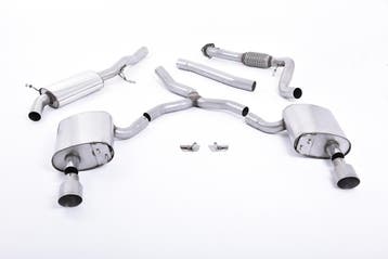 Milltek Audi A4 2.0 TFSI B9 Quattro Saloon & Avant (Non, Auto-onderdelen, Uitlaatsystemen, Verzenden, Nieuw, Audi