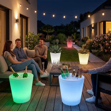 Flessenkoeler Luminous Curve Cooler, Verzenden, Nieuw