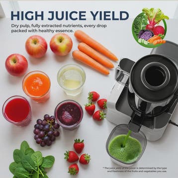 ROUNY Slow Juicer: Filter-Free Cold Press met Extra Brede 13, Witgoed en Apparatuur, Verzenden, Nieuw