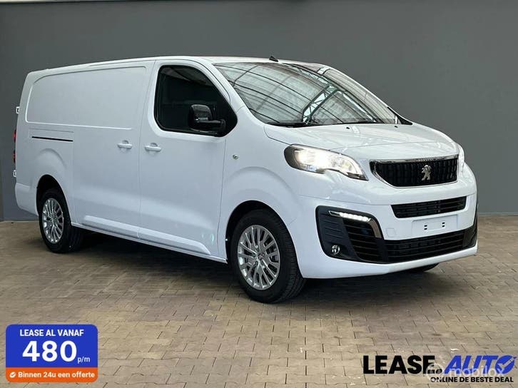 Zakelijke lease - Peugeot Expert 2.0 BlueHDi 145 S&S EAT8 L3, Auto's, Bestelauto's, Automaat, Financial lease, Peugeot, Stof, ABS