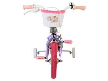 Volare Unicorn Kinderfiets - Meisjes - 12 inch - Paars, Verzenden, Zo goed als nieuw