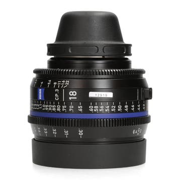 Zeiss CP.3 18mm T2.9 - PL - Groothoeklens - 1 jaar garantie, Ophalen of Verzenden, Zo goed als nieuw, Zeiss