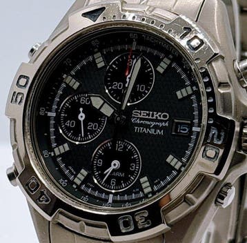 Seiko - chronograph - Zonder minimumprijs - 7T32-7H40 -