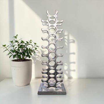 Wijnrek - 27 flessen - Aluminium - xxl - Michael Noll