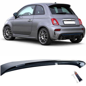 Dakspoiler Fiat 500 Performance Glans Zwart (2007-2024), Ophalen of Verzenden, Nieuw