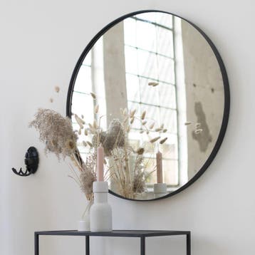 Spinder Design Donna 5 spiegel 90x90 cm - zwart, Verzenden, Nieuw