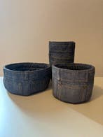 Seletti - Vaas (3) - Keramiek - Vazen met jeanslook