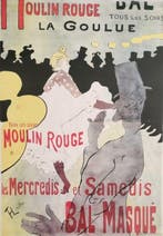 Henri de Toulouse Lautrec - Moulin Rouge.