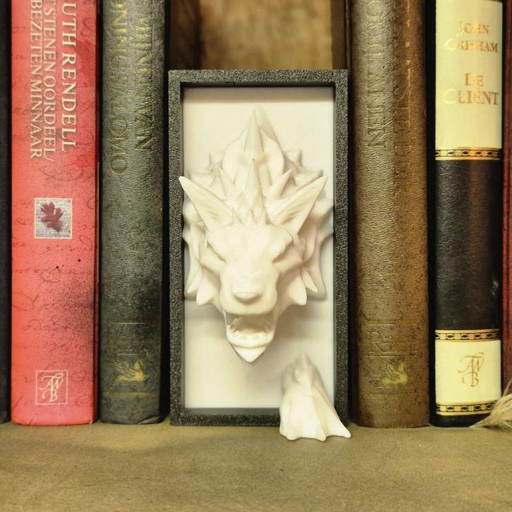 Wolfs Den - Book Nook Insert bookshelf decor, Verzamelen, Beelden en Beeldjes, Nieuw, Verzenden