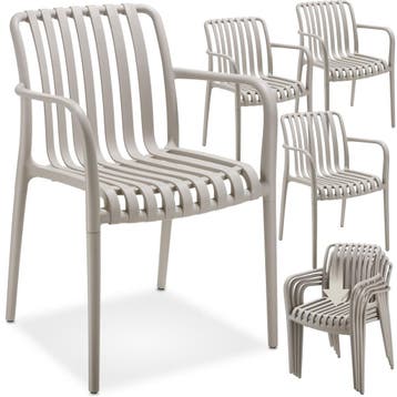 Tuinstoelen Alcudia, weerbestendig, stapelbaar, Verzenden, Nieuw