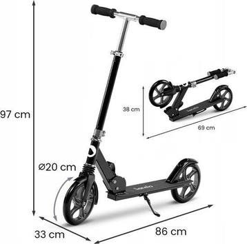 Lionelo Luca Step - Opvouwbare Scooter tot 100 kg - ABEC-7, Verzamelen, Verzenden, Nieuw