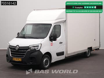 Renault Master 145PK Lowliner Bakwagen LED Navi Airco Cruise, Stof, Gebruikt, Euro 6, Renault