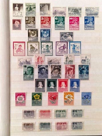 Nederland 1950/1980 - Complete postfrisse jaargangen op, Postzegels en Munten, Gestempeld