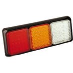 LED achterlicht met zwarte rand  | 12-24v | 40cm. kabel, Verzenden, Nieuw