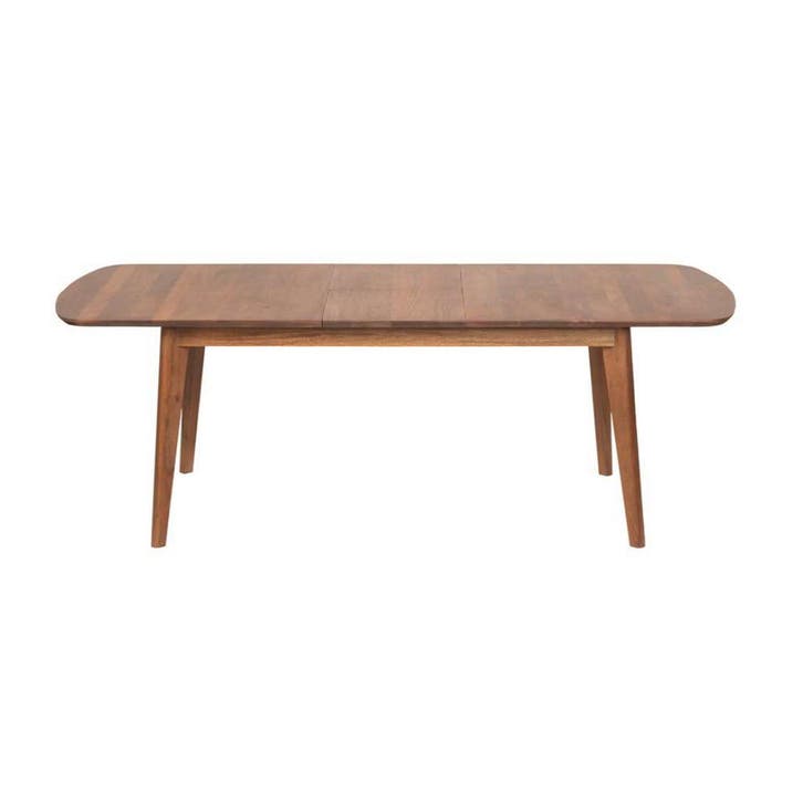 *WOONWINKEL* Uitschuifbare Eetafel Mangohout, Huis en Inrichting, Tafels | Eettafels, Nieuw, Verzenden