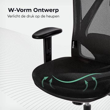 2dekans | LifeGoods Ergonomische Bureaustoel - Volwassenen -, Huis en Inrichting, Bureaus, Ophalen of Verzenden, Zo goed als nieuw