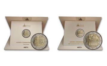 Vaticaan. 2 Euro 2025 Anno Santo + Michelangelo (2