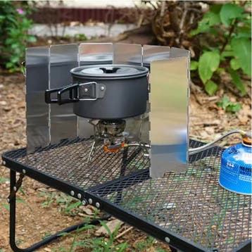 Opvouwbaar Windscherm Camping Kooktoestel Aluminium, Dieren en Toebehoren, Insecten en Spinnen