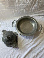 Schaal - Tin - Écuelle du Bouillon, Antiek en Kunst