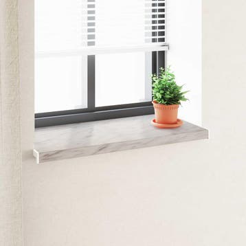 vidaXL Raamsokkel Marmer textuur 80 x 45 x 4,5 cm PVC, Verzenden, Nieuw