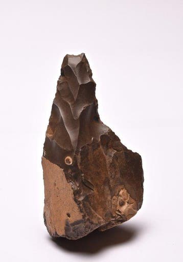 Midden paleolithische biface vuursteen Bijl