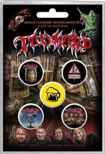 Tankard Button One Foot In The Grave officiële merchandise, Ophalen of Verzenden, Nieuw, Kleding