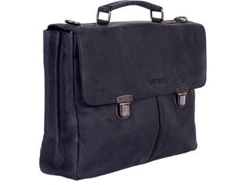 DSTRCT Wall street A4 Laptoptas -15,4 inch - Zwart, Verzenden, Nieuw