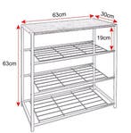 Schoenenrek met houten zitting – Compact model, Verzenden, Nieuw