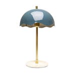 *WOONWINKEL* Kare Design Lia Midnight Tafellamp Goud Met Bla, Verzenden, Nieuw