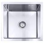 Spoelbak | Wasbak | Gootsteen | 44x44x20 | RVS | Zilver, Huis en Inrichting, Keuken | Keukenelementen, Verzenden, Nieuw