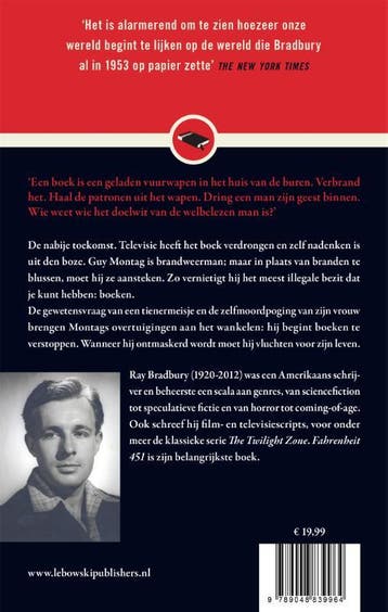 Fahrenheit 451 / Vantoen.nu 9789048839964 Ray Bradbury, Boeken, Verzenden, Gelezen, Ray Bradbury