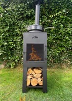 ASH® – Stoke – Tuinhaard Met BBQ - Vuurkorf - Barbeque, Ophalen of Verzenden, Nieuw, Houtskool, ASH Grill & Heat