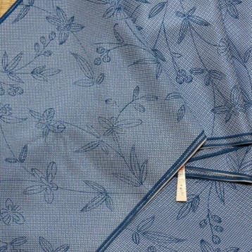 Textiel - 12 m - 35 cm - Tango Chirimen zijde Kyoto