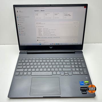 HP Victus 15-fa0031dx Gaming Laptop – i5 – GTX 1650 – 512GB, Verzenden, Gebruikt