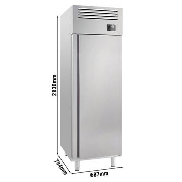 GGM Gastro | Horeca vrieskast rvs PREMIUM PLUS - GN 2/1 - |, Verzenden