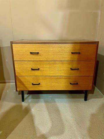 Vintage ladekast jaren 60 Simpla Lux, Gebruikt