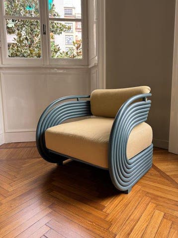 Bonacina - Joe Colombo - Nastro - Fauteuil - riet