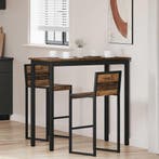 vidaXL Staande Bartafel Bewerkt hout, Huis en Inrichting, Tafels | Eettafels, Verzenden, Nieuw