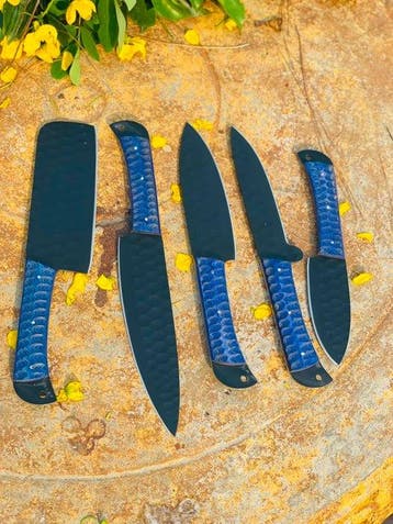 Descentcrafts handmade - Keukenmes - Kitchen knife set -