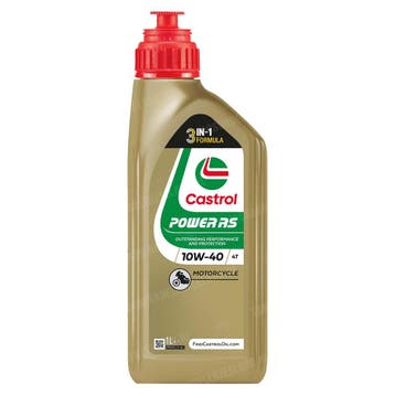 Castrol 4-takt olie power RS 10W40 (vol synthetisch) 1 liter, Ophalen of Verzenden, Nieuw, Castrol