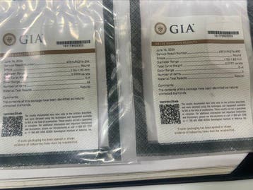 50 pcs Diamant (Natuurlijk) - 1.07 ct - Rond - D, Sieraden, Tassen en Uiterlijk, Edelstenen, Nieuw