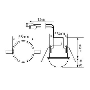 ESYLUX Compact Express bewegingsschakelaar (compleet) -, Verzenden, Nieuw, Overige typen