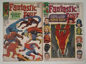 Fantastic Four 73; 54 - Fantastic Four - 2 Comic - Eerste, Nieuw