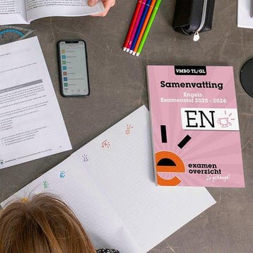 ExamenOverzicht - Samenvatting Engels VMBO TL/GL, Verzenden, Zo goed als nieuw, ExamenOverzicht