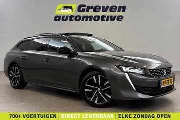 Peugeot 508 1.2 PureTech GT | Pano | Camera | Virtual |, Automaat, Euro 6, Nieuw, Zilver of Grijs