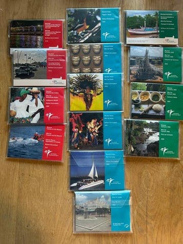 Suriname, Aruba. Mint set 14 stuks (Zonder minimumprijs)
