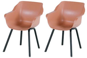 Hartman Sophie Element dining armstoel- Italian terra - 2, Verzenden, Nieuw, Overige materialen