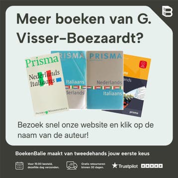 Nederlands-Italiaans / Prisma pocketwoordenboeken, Verzenden, Gelezen, G. Visser-Boezaardt